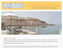 Tablet Screenshot of lasiestaegypt.com